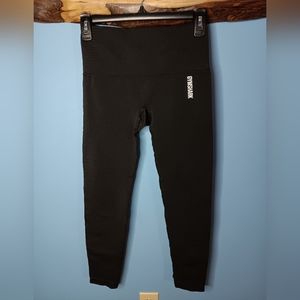 Gymshark Fitted Leggings - Black - Size Small